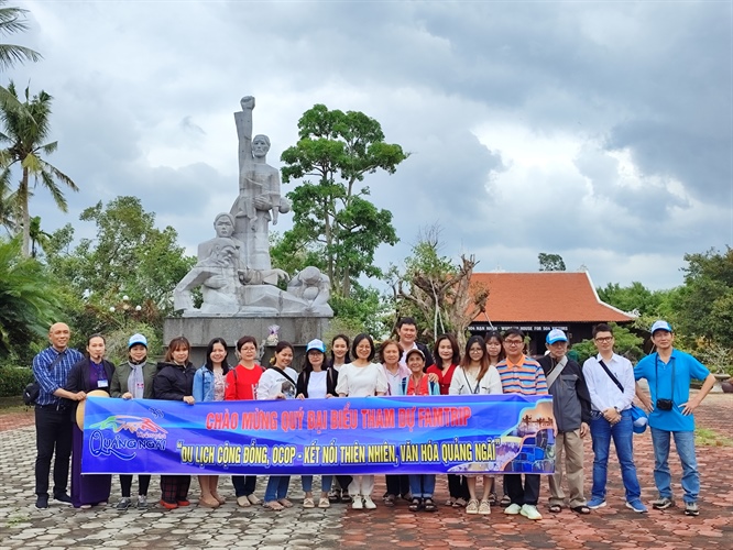 Chương trình Farmtrip “Du lịch cộng đồng, OCOP Kết nối thiên nhiên, văn hóa Quảng Ngãi”