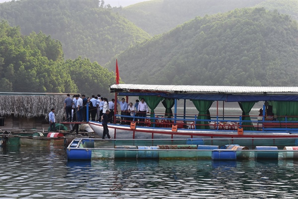 Nuôi cá lồng kết hợp phát triển du lịch sinh thái trên lòng hồ thuỷ điện 5